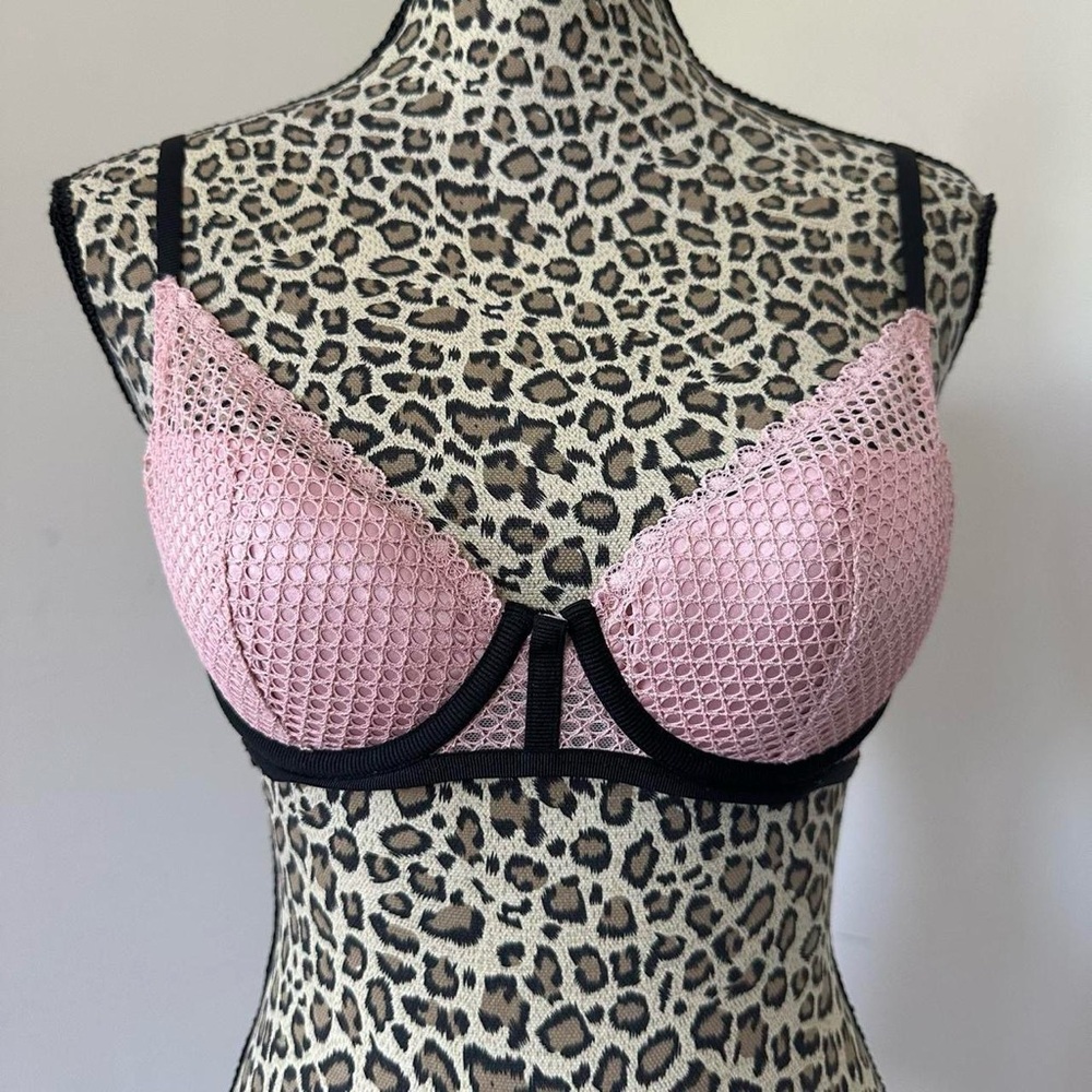 Victoria's Secret Mesh Plunge Bra